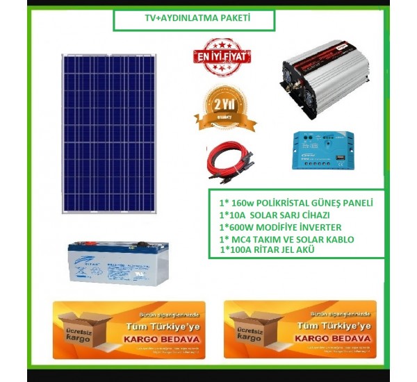 Hazır Paket Tv +Aydınlatma Hazır Paket Tv +Aydınlatma - Görsel 1
