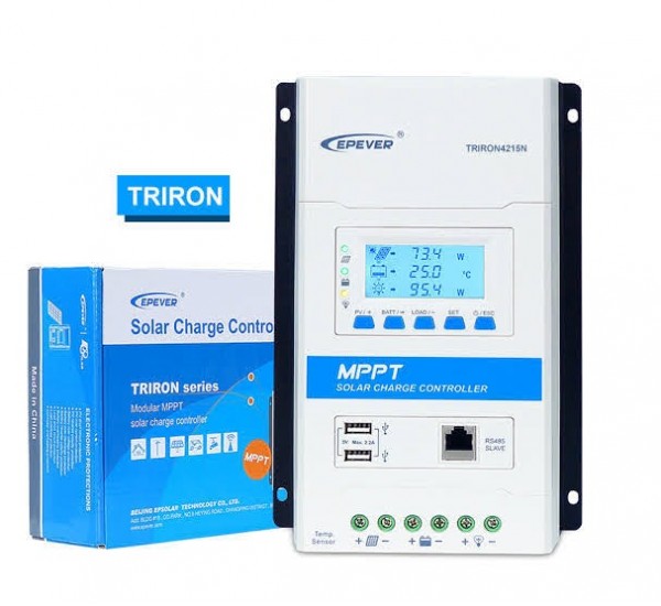 EPEVER TRİRON 4215 40a Mppt Solar Şarj Regülatörü EPEVER TRİRON 4215 40a Mppt Solar Şarj Regülatörü - Görsel 1