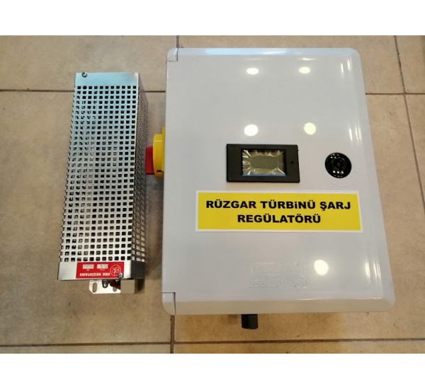 24v 1000w Schneider Lcd Ekran Yük Dirençli Rüzgar Türbini Sarj Cihazı 24v 1000w Schneider Lcd Ekran Yük Dirençli Rüzgar Türbini Sarj Cihazı - Görsel 1