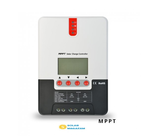 srne-ml40a-600x550-1 30A MPPT SOLAR SARJ CİHAZI 12/24 VDC ML2430 - Görsel 1